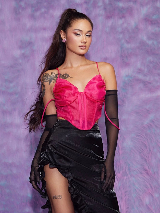 Standout Orchid Corset x Shy Orchid Skirt